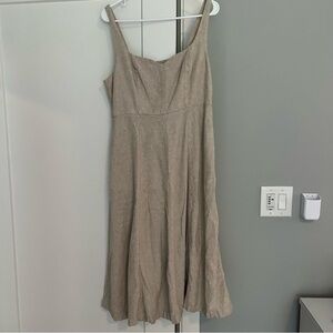 Old Navy Beige Midi Dress